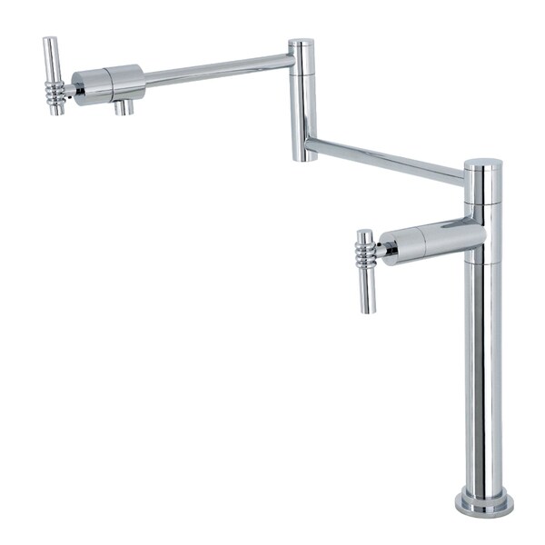 Deck Mount Pot Filler, Polished Chrome